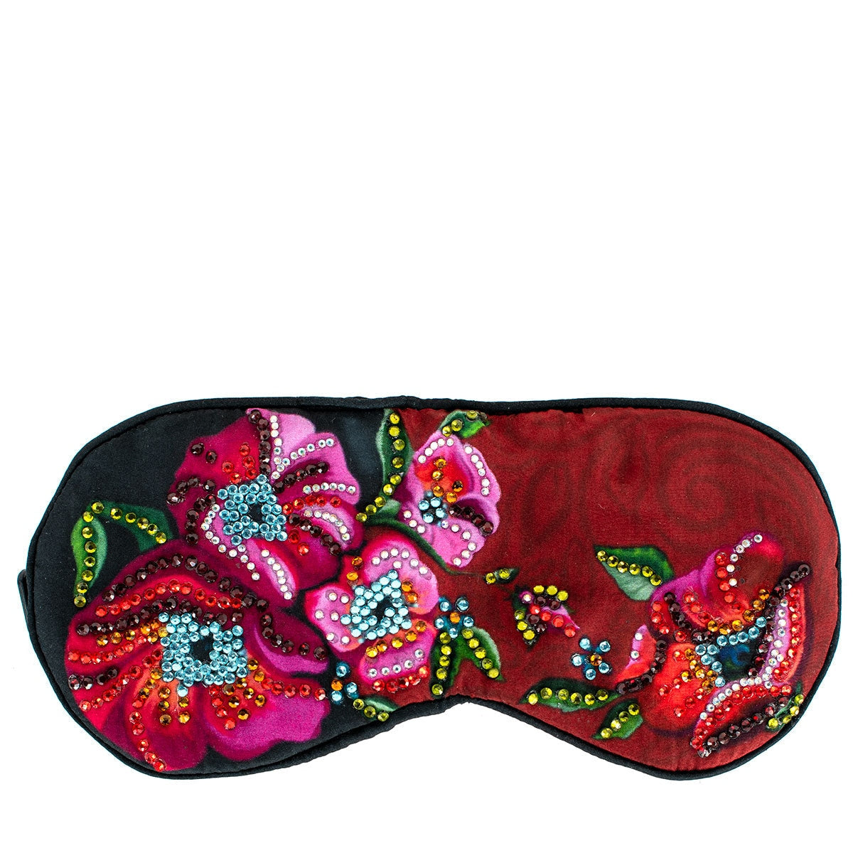 Embroidered Silk Sleeping Mask