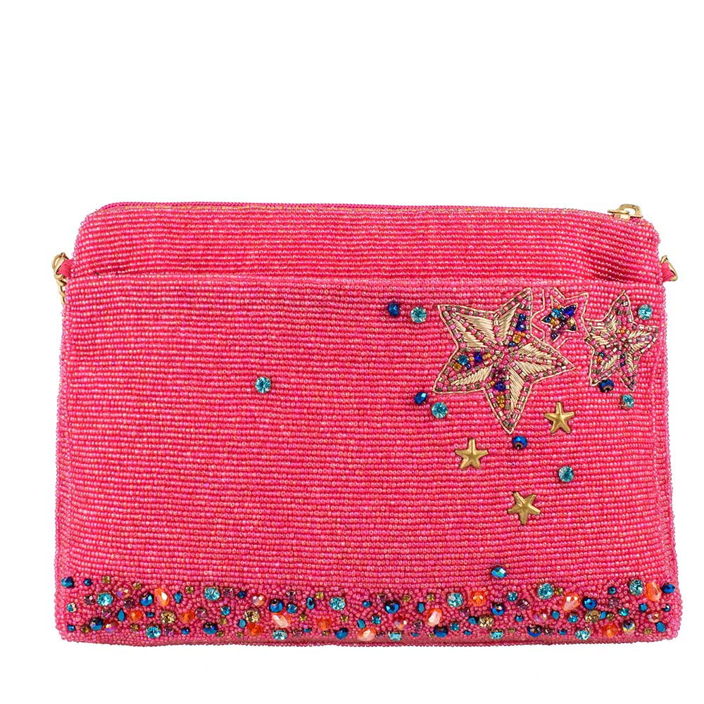 Pink Star Handbag ’One of a Kind’ beaded - One Kind 2