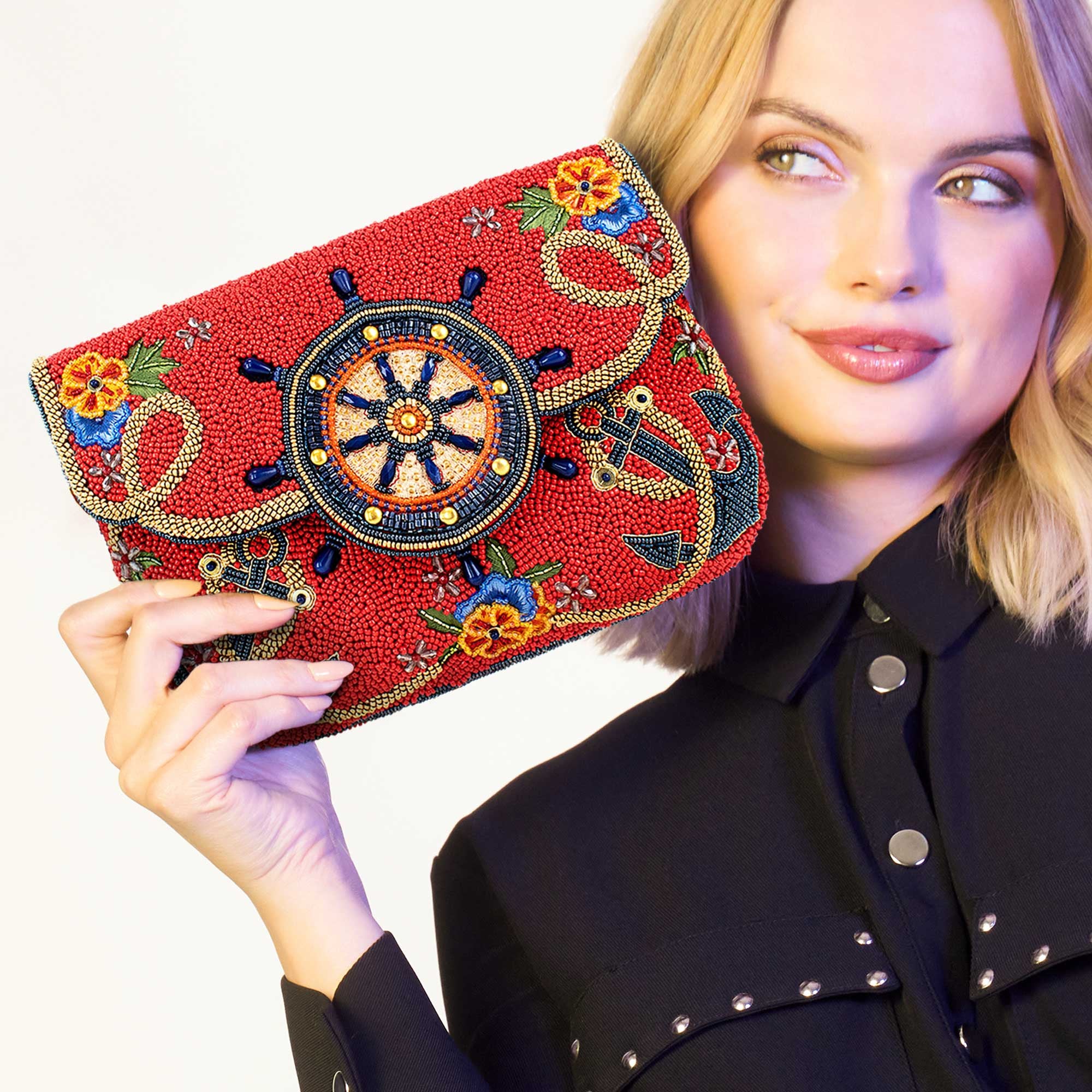 Outlet Mary Frances Tarot Reader Clutch handbag