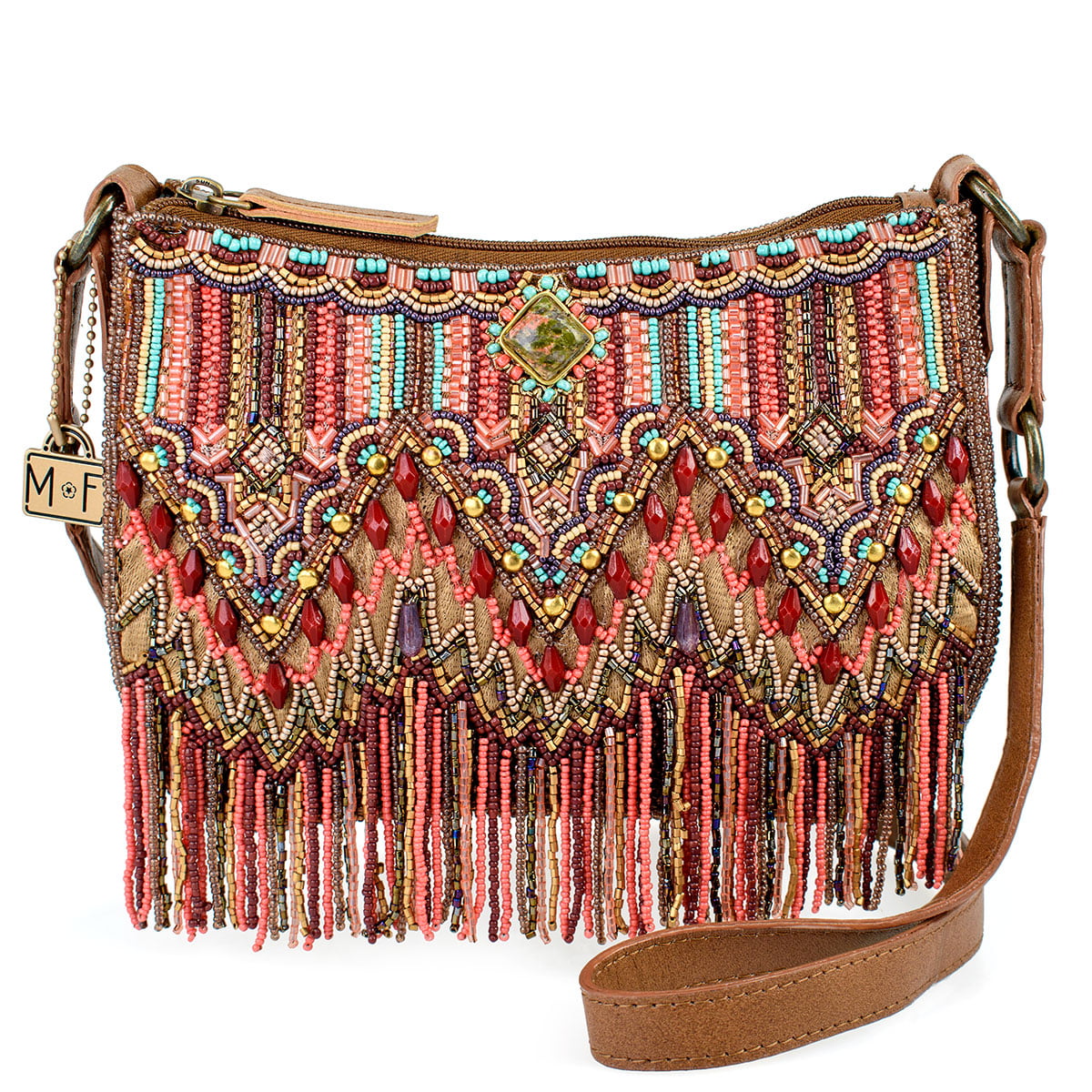 Barefoot on the Beach Crossbody Handbag beaded - 1