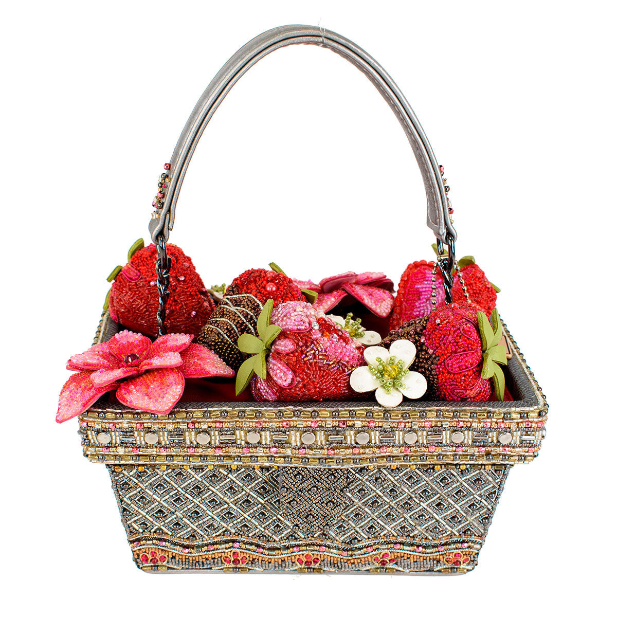 Berry Beautiful Top Handle Bag beaded - Handbag 8