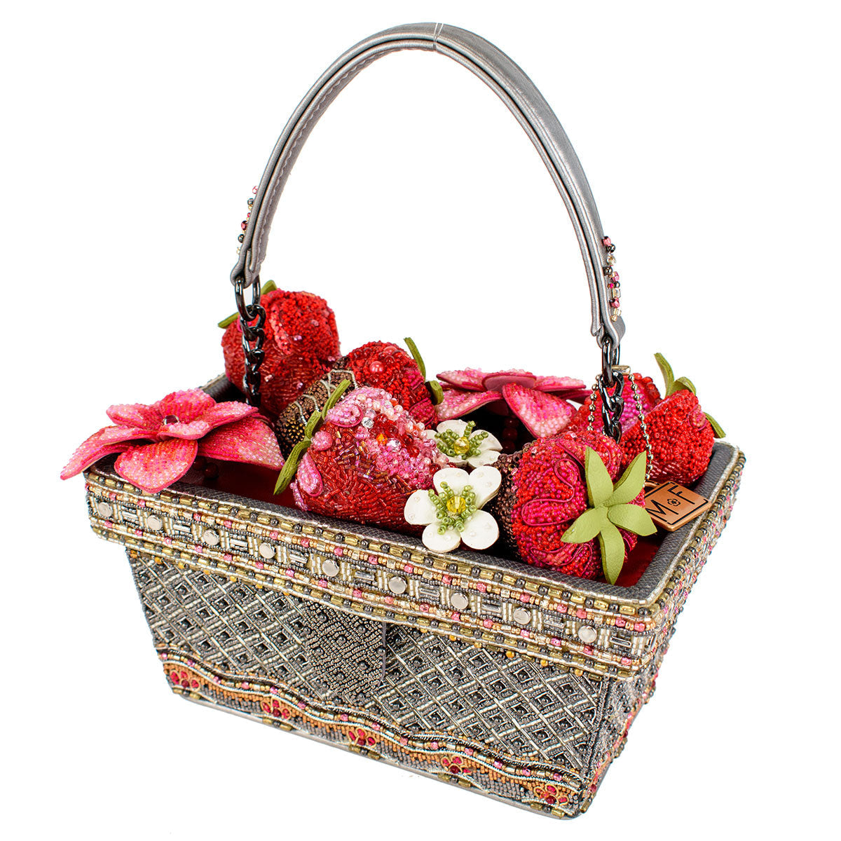 Berry Beautiful Top Handle Bag beaded - Handbag 6