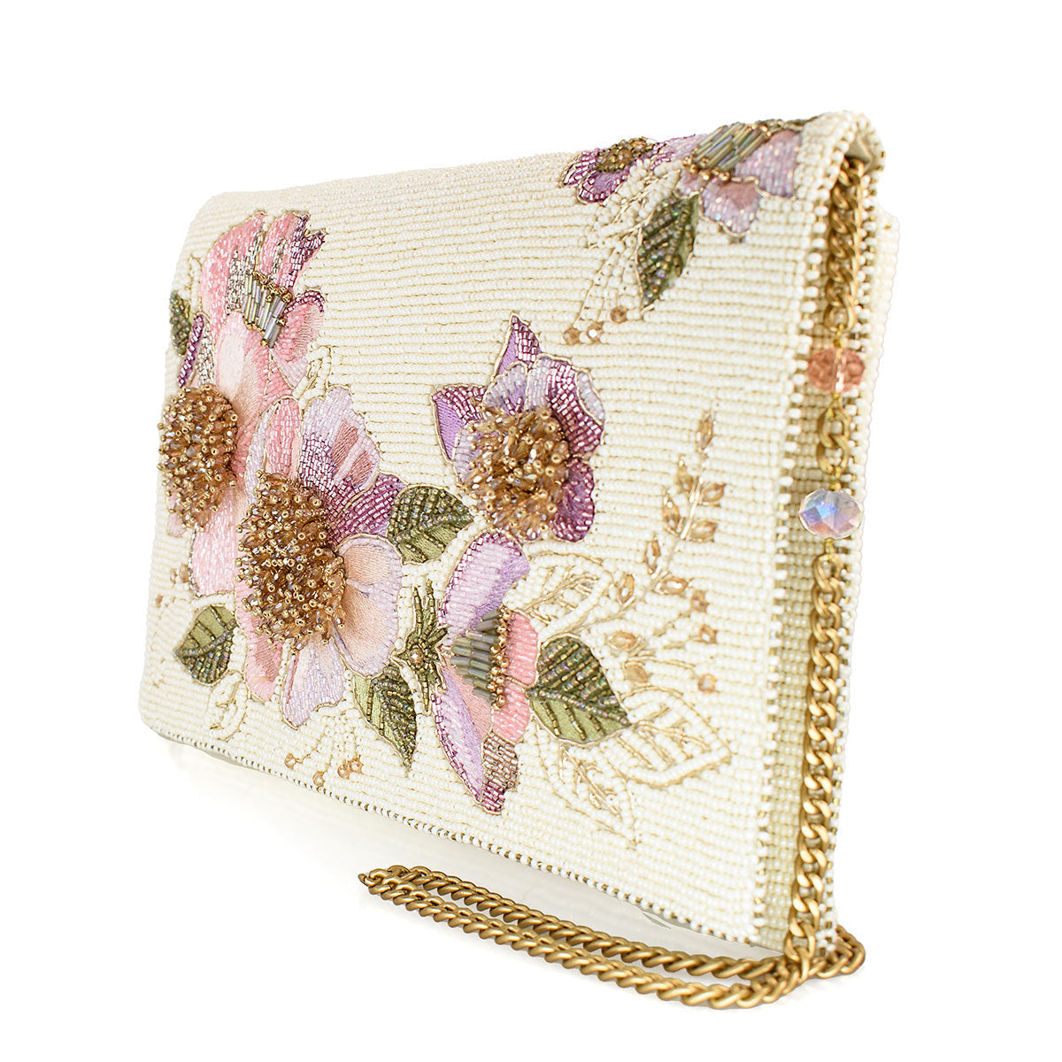 Blushing Blossoms Crossbody Handbag beaded - 4