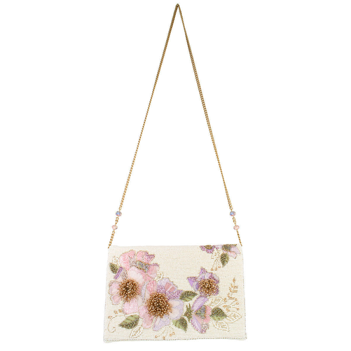 Blushing Blossoms Crossbody Handbag beaded - 6