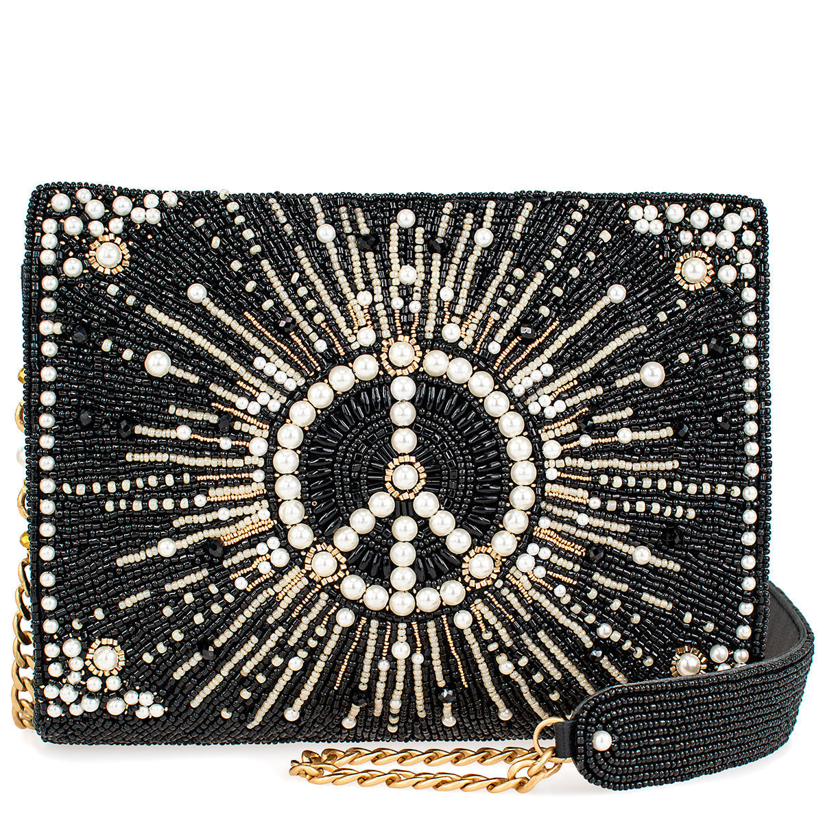 Choose Peace Crossbody Handbag beaded - 1