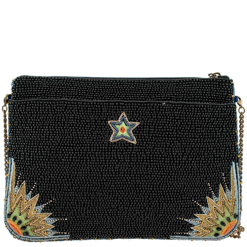 Mary Frances Dream Chaser Beaded Crossbody Clutch