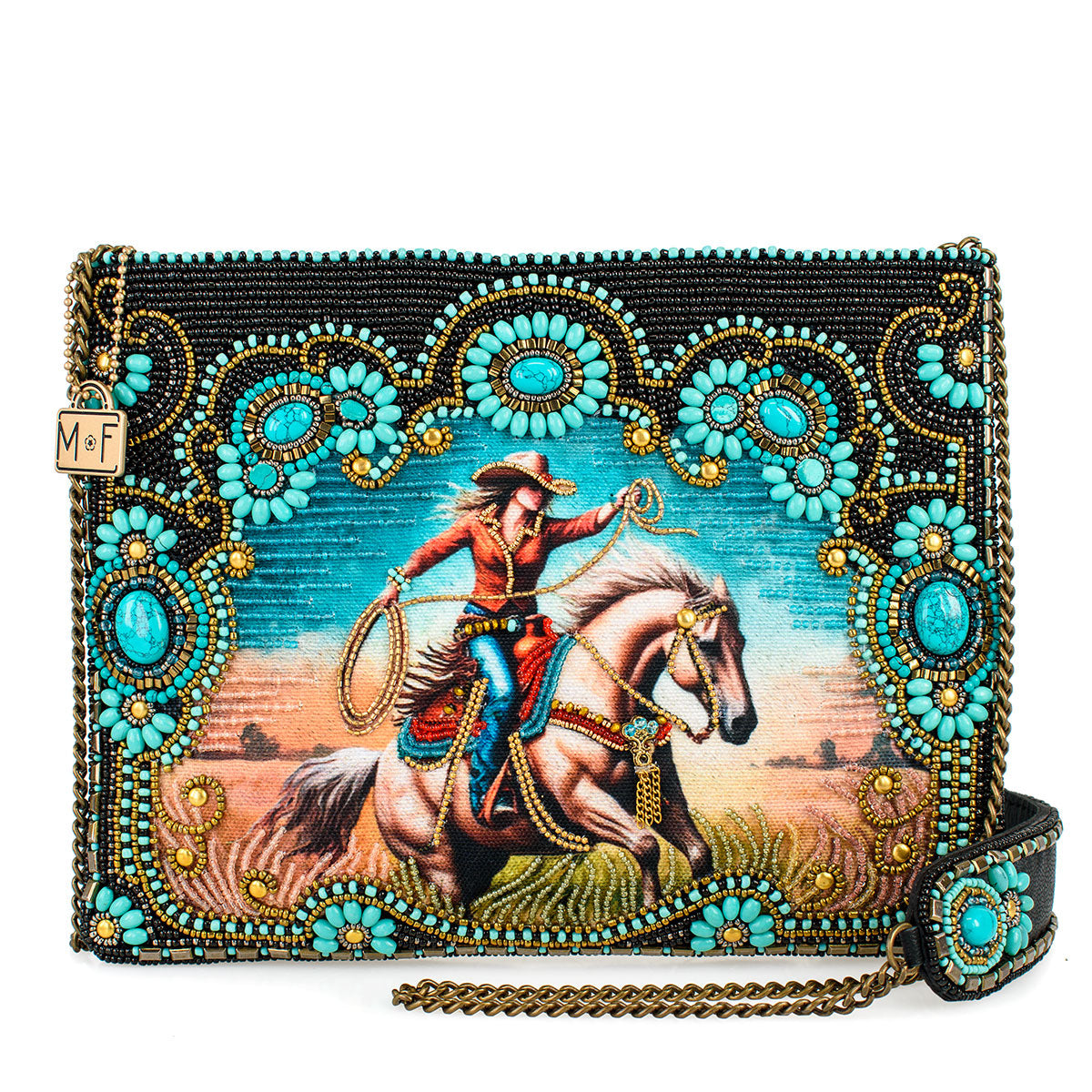 Cowgirl Crossbody Handbag beaded - 1