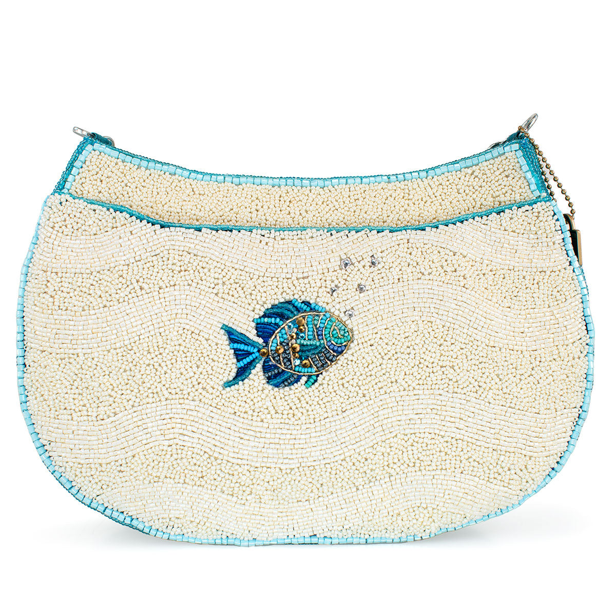 Fish Harmony Crossbody Handbag beaded - 2