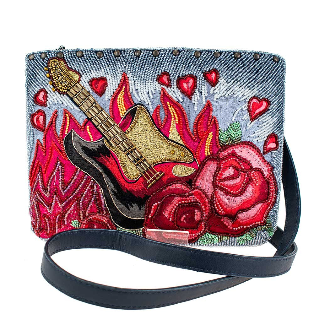 Flaming Guitar Crossbody ’One of a Kind’ - One Kind