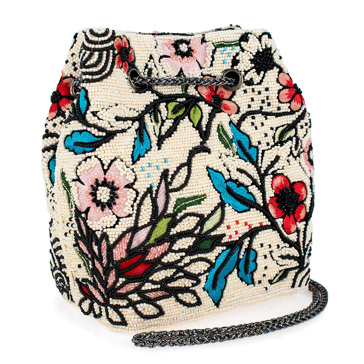 Flower Child Convertible Crossbody/Shoulder Handbag beaded - Shoulder 1