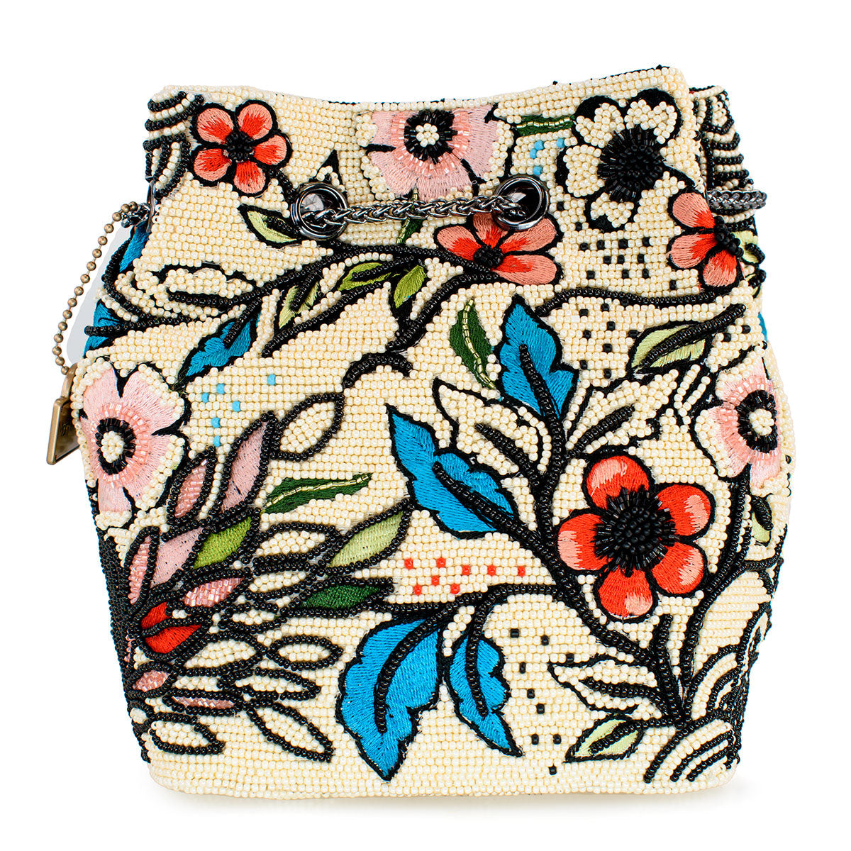 Flower Child Convertible Crossbody/Shoulder Handbag beaded - Shoulder 3