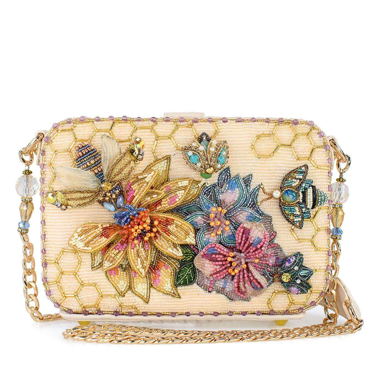 Garden Buzz Shoulder Handbag beaded - Crossbody 1