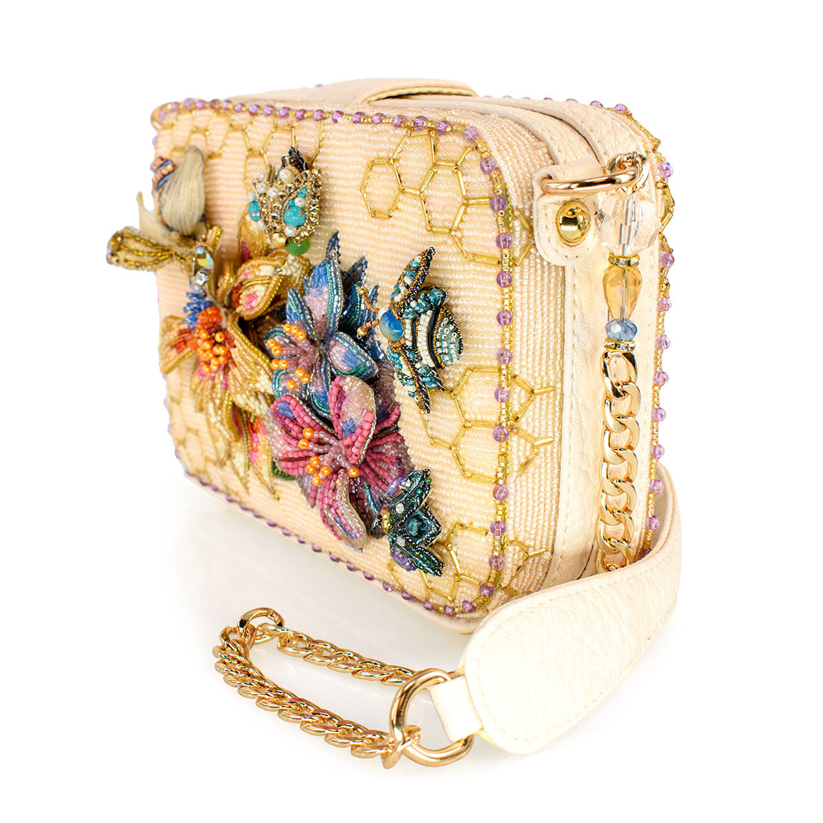 Garden Buzz Shoulder Handbag beaded - Crossbody 4