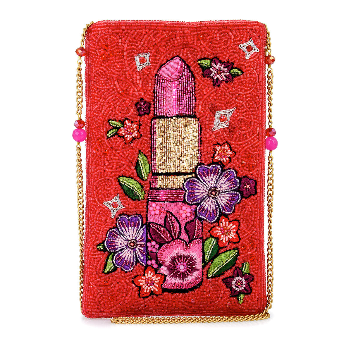 Glamour Girl Crossbody Phone Bag beaded - 1