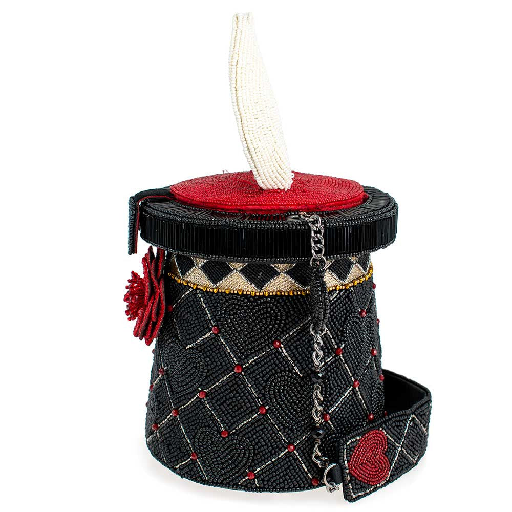 Hat Trick Top Handle Bag beaded - Handbag 5