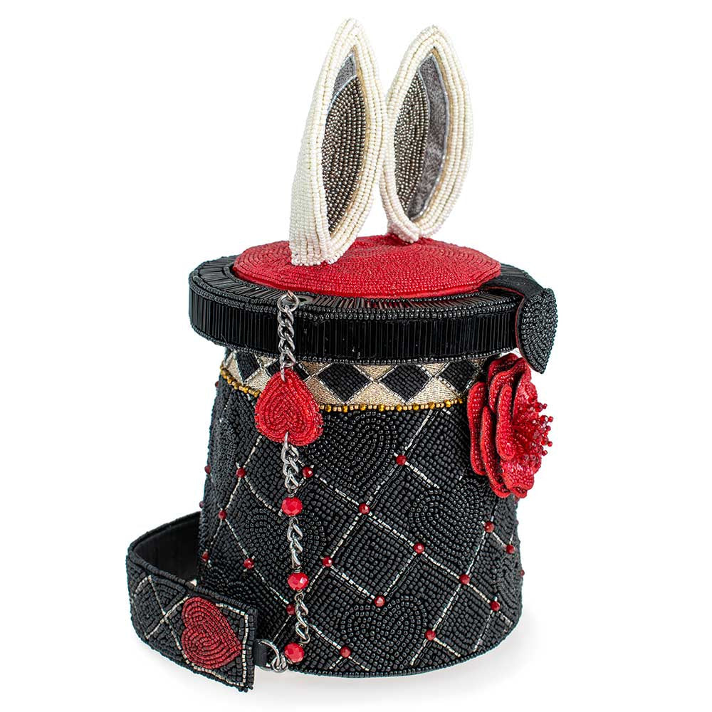 Hat Trick Top Handle Bag beaded - Handbag 4