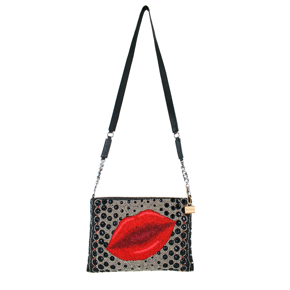 Kiss Crossbody Handbag beaded - 6