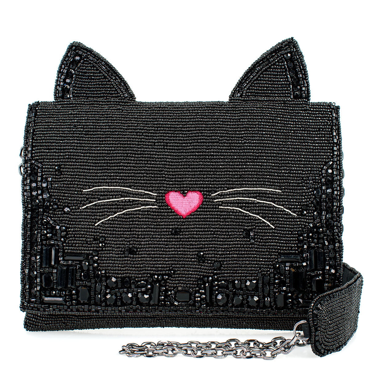 Kitty Couture Crossbody Handbag beaded - 1