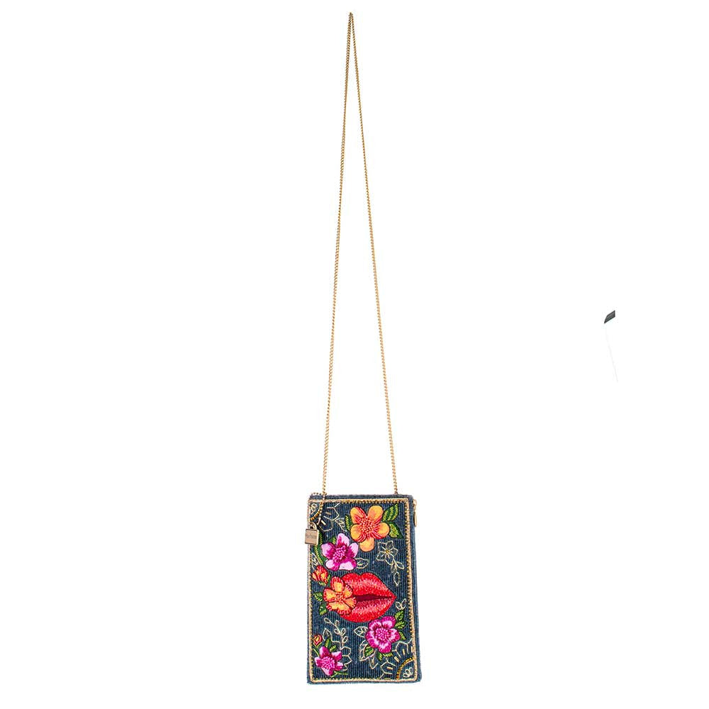 Lip Service Crossbody Phone Bag beaded - 6