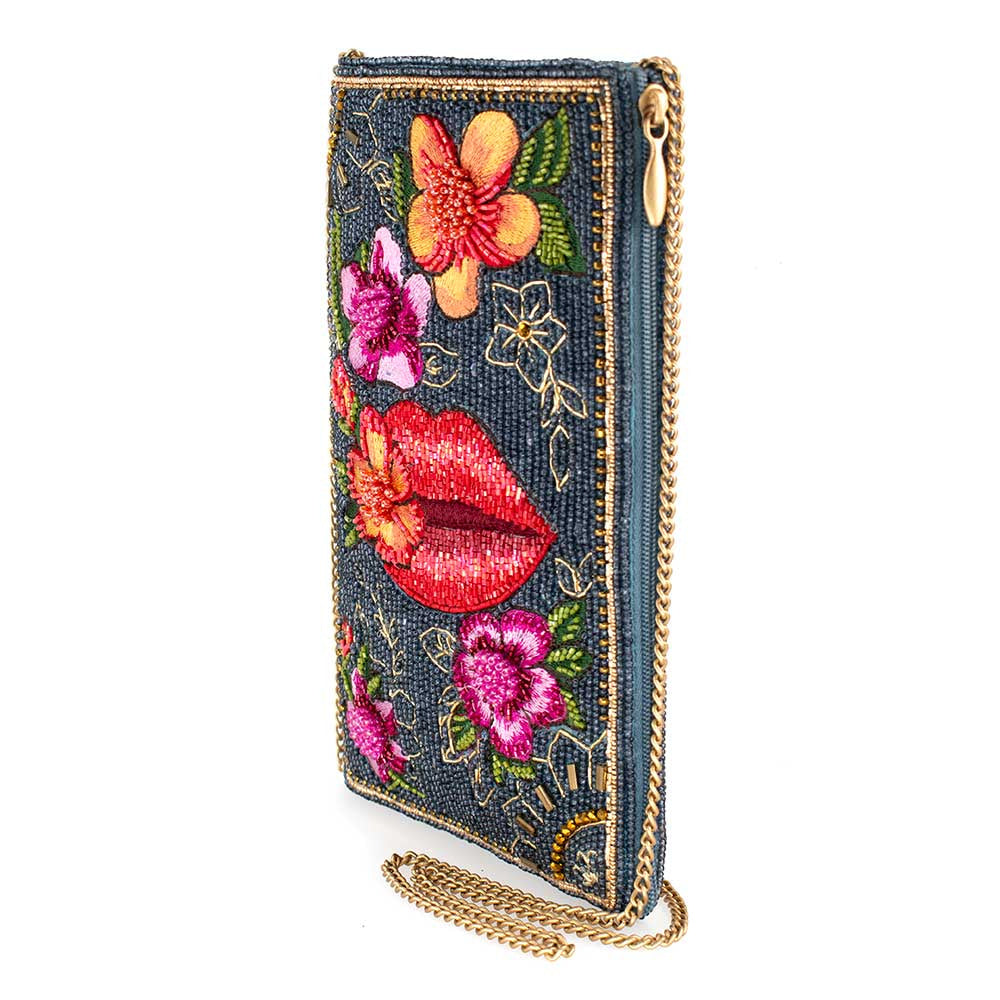 Lip Service Crossbody Phone Bag beaded - 4