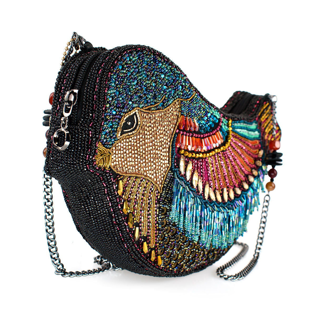 Lustrous Wings Crossbody Handbag beaded - 3