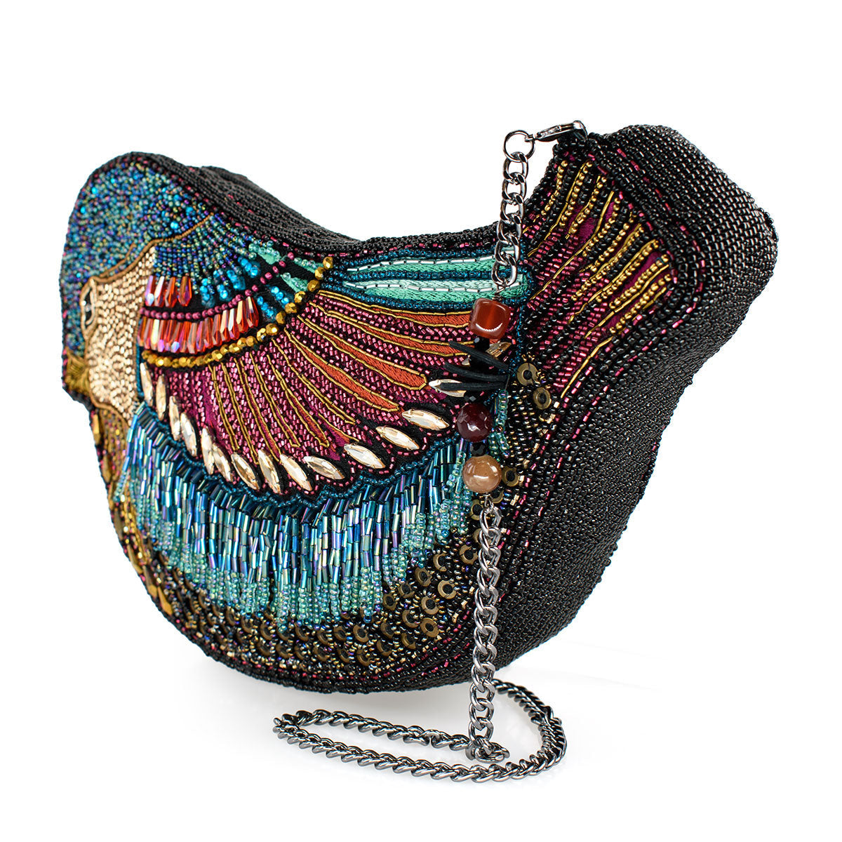 Lustrous Wings Crossbody Handbag beaded - 4