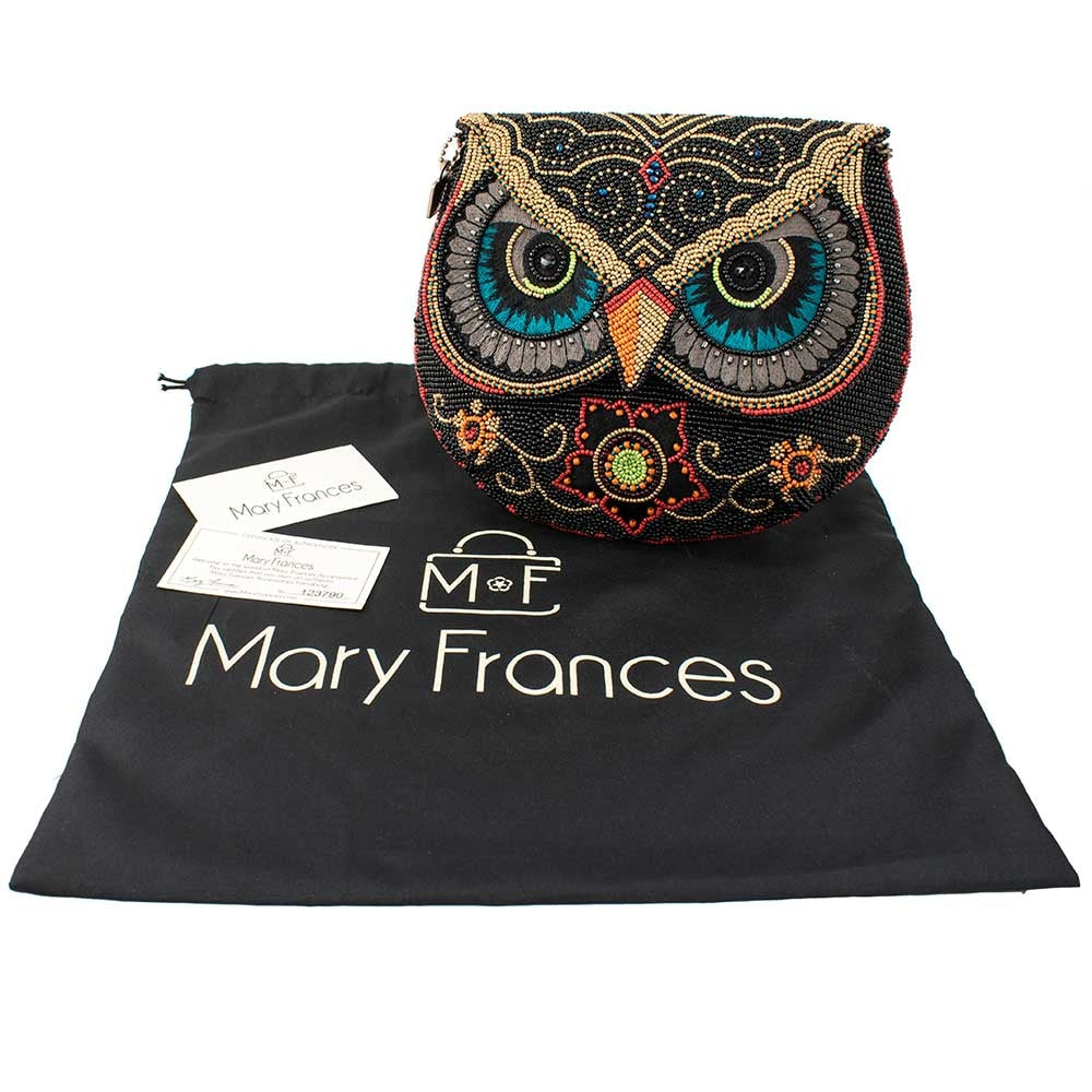 Night Owl beaded Coin Purse/Key Fob – Mary Frances Accessories