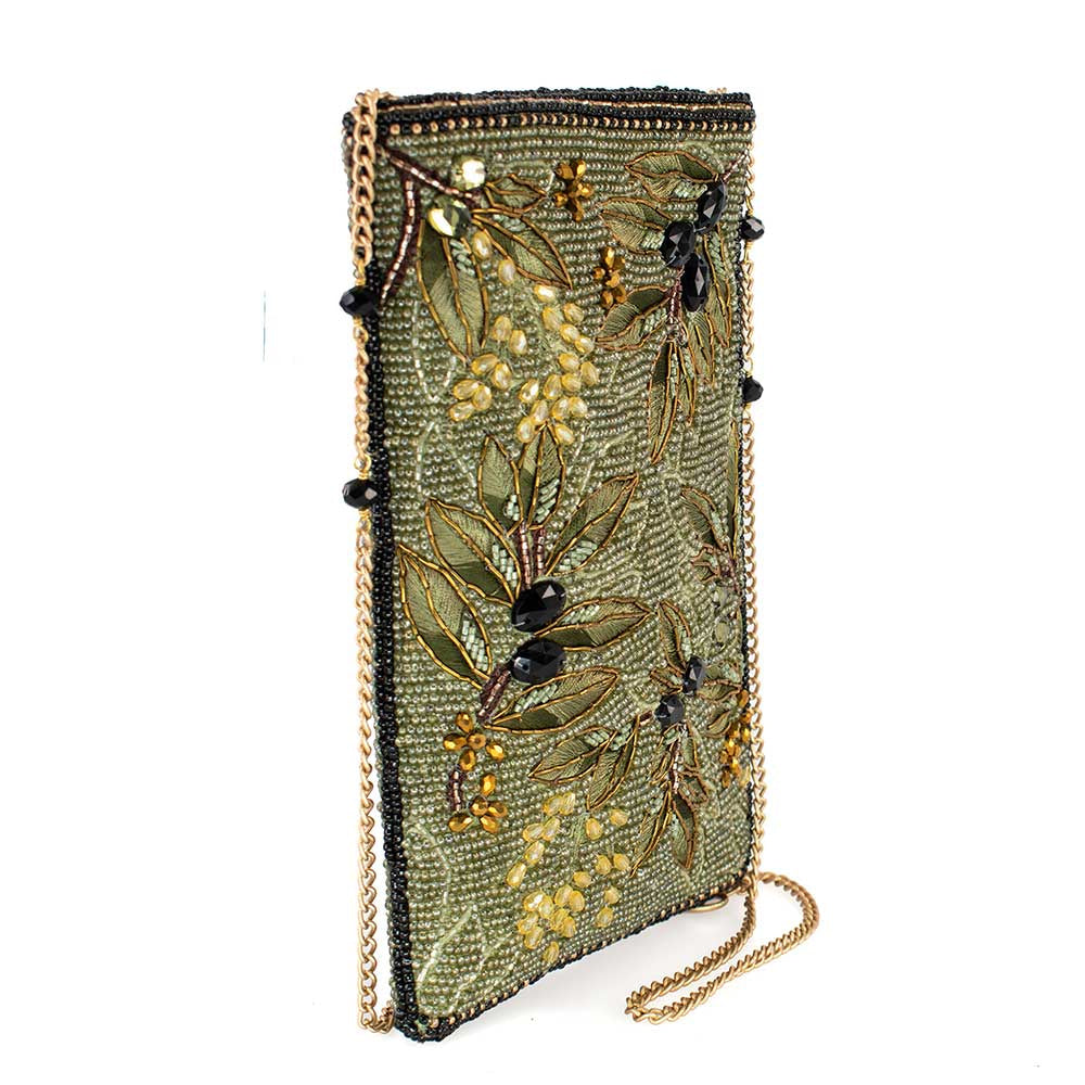 Olive Branch Crossbody Phone Bag beaded - 3