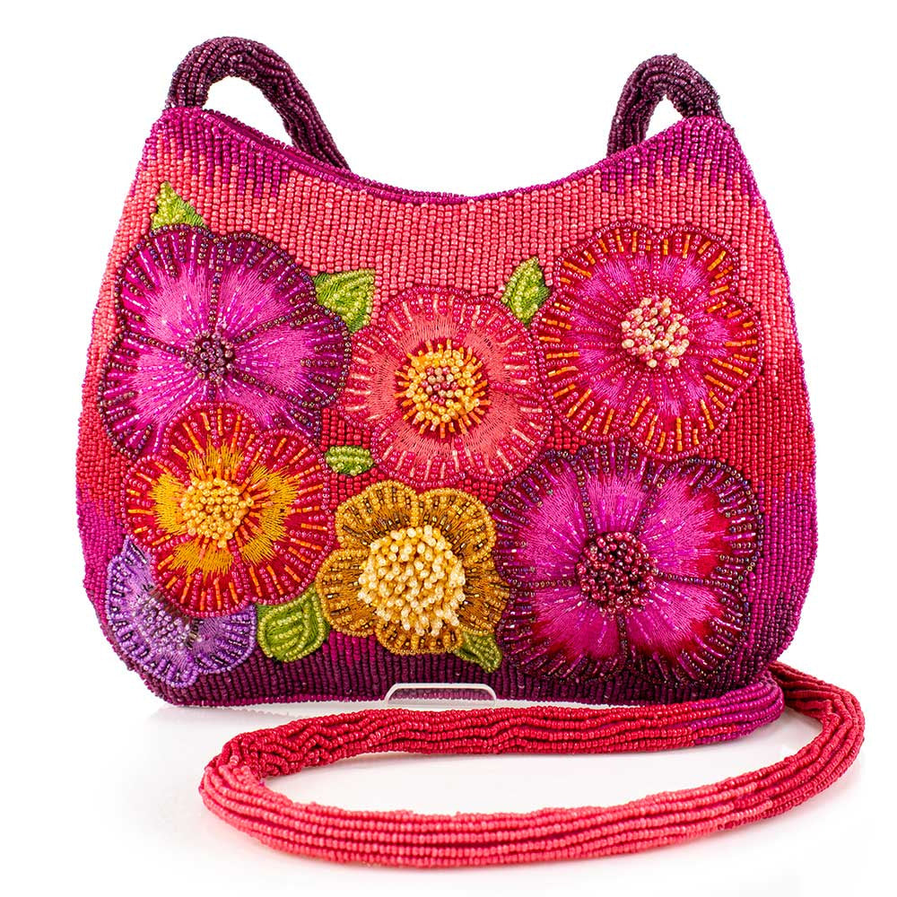 Ombre Floral Crossbody Handbag ’One of a Kind’ - One Kind