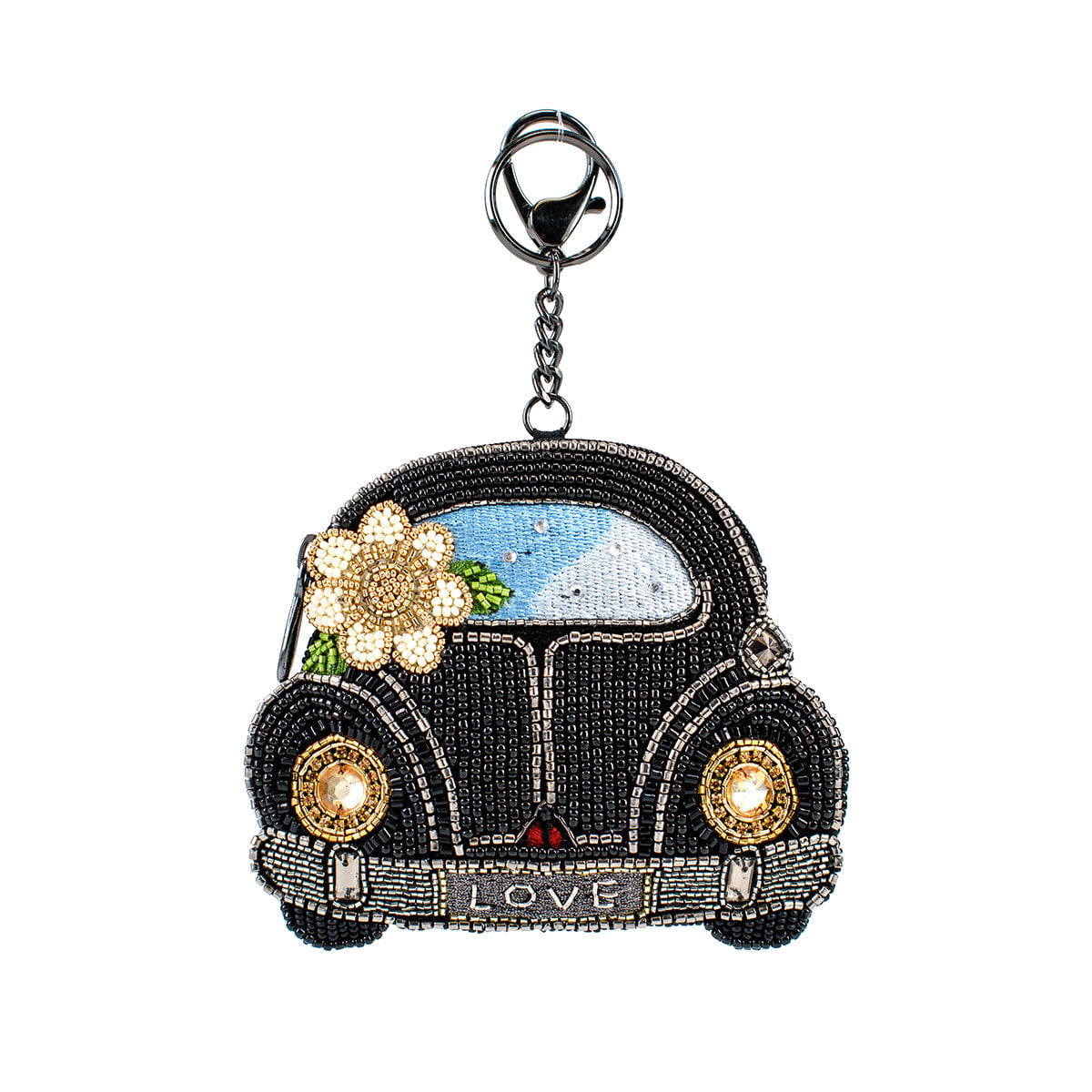 On the Road Coin Purse beaded - 1