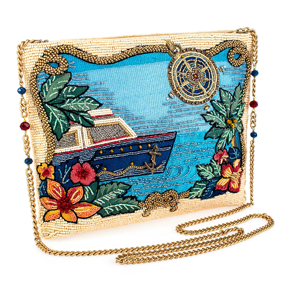 Open Waters Crossbody Handbag beaded - 2