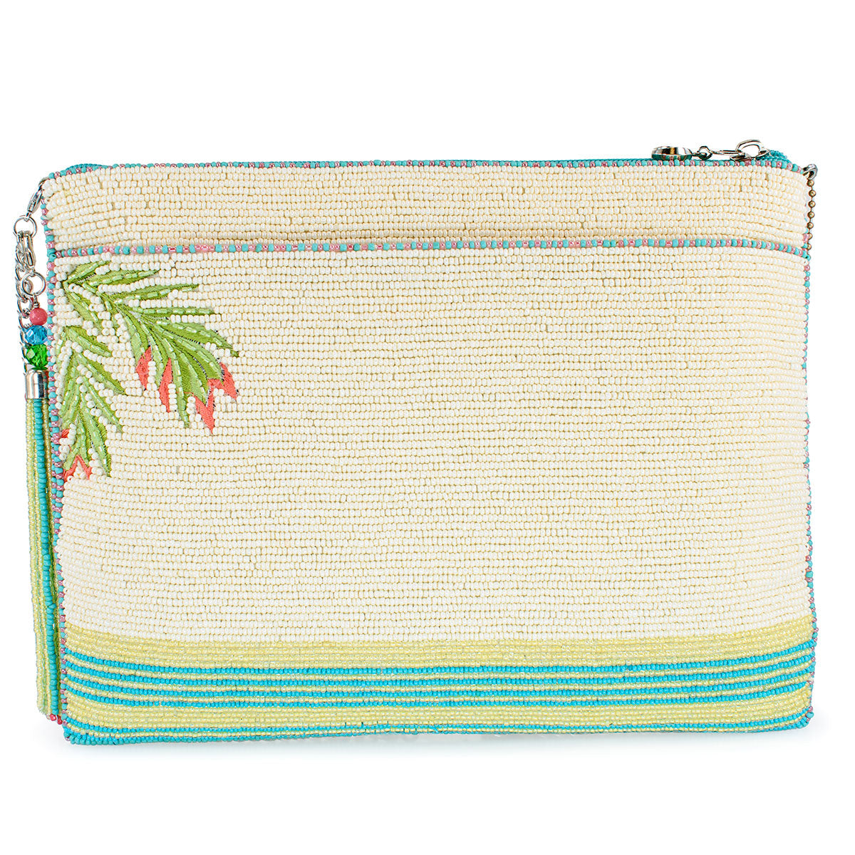 Palm Paradise Crossbody Handbag beaded - 3