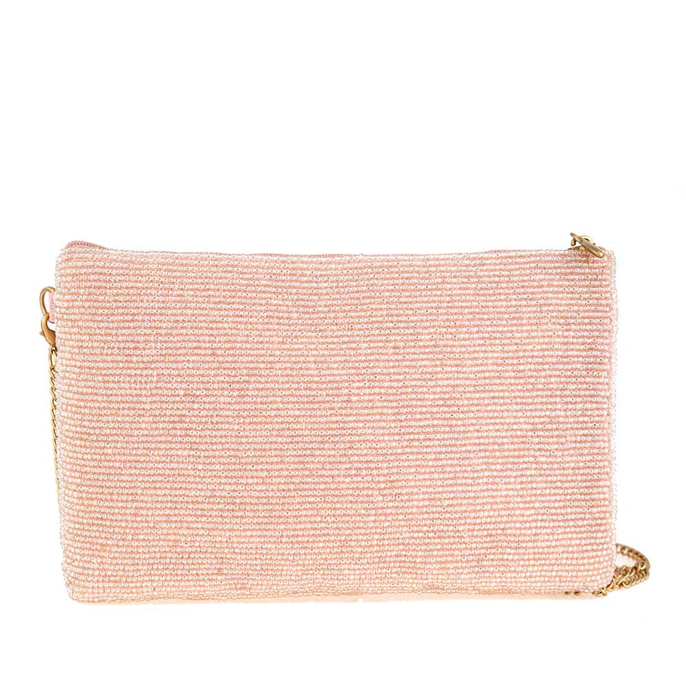 Pink Glimmer Mini Crossbody ’One of a Kind’ beaded - One Kind 2