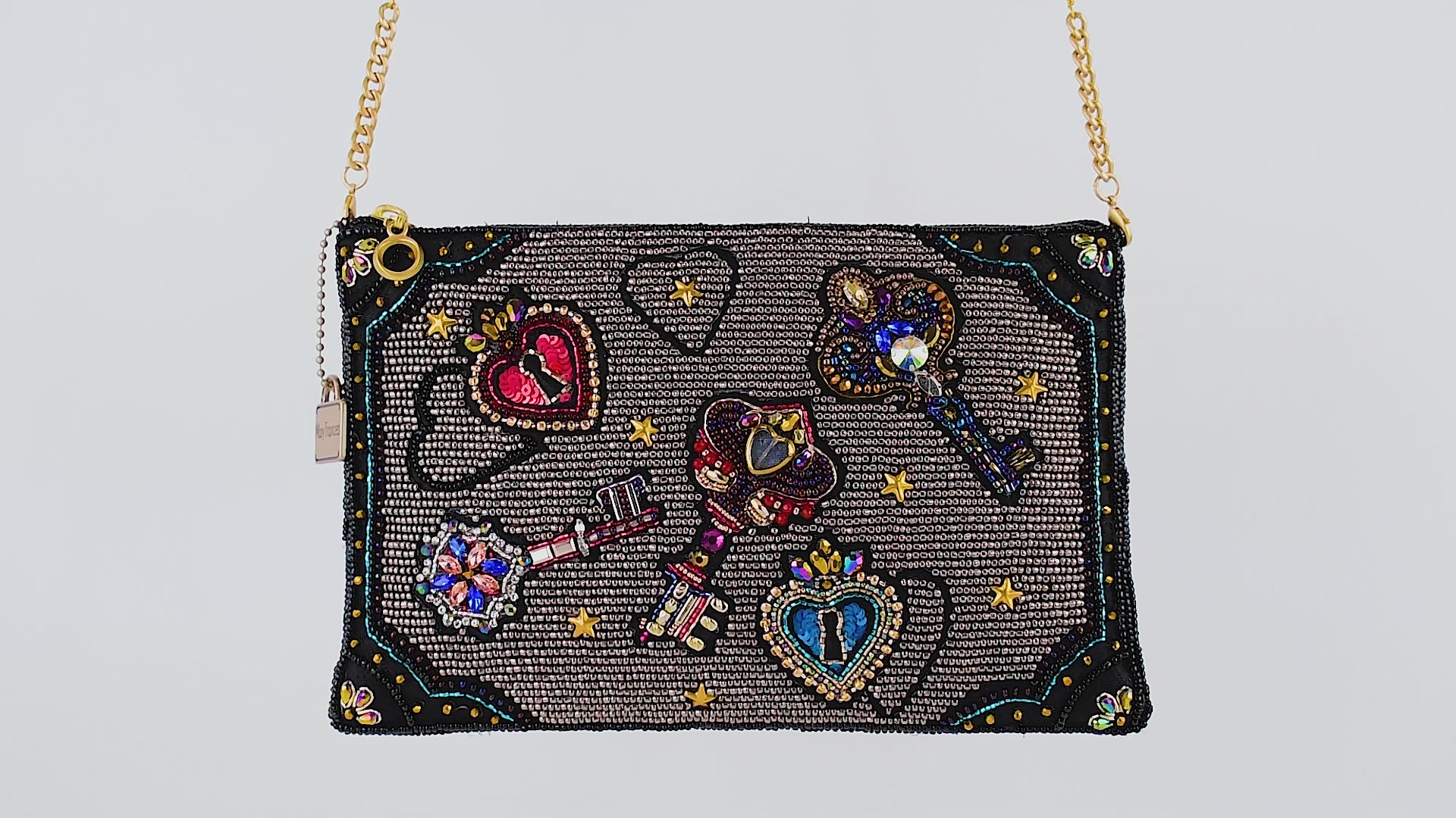 Unlocked Magic Beaded Mini Crossbody Handbag Video