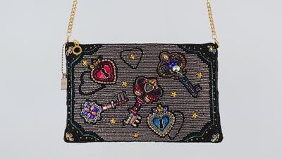 Unlocked Magic Beaded Mini Crossbody Handbag Video