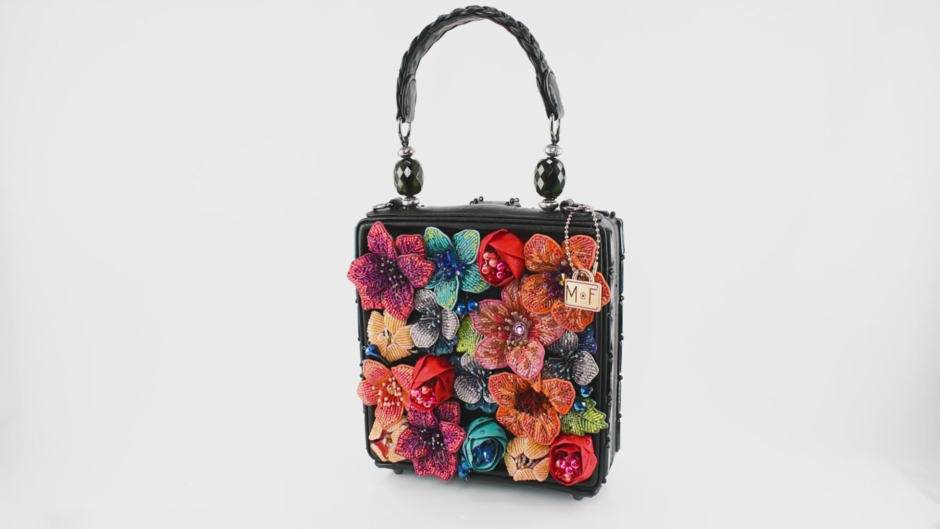 Awesome Blossom Flower Box Top Handle Handbag Mary Frances