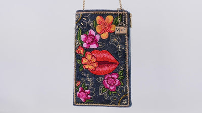 Lip Service Beaded Crossbody Phone Bag Video