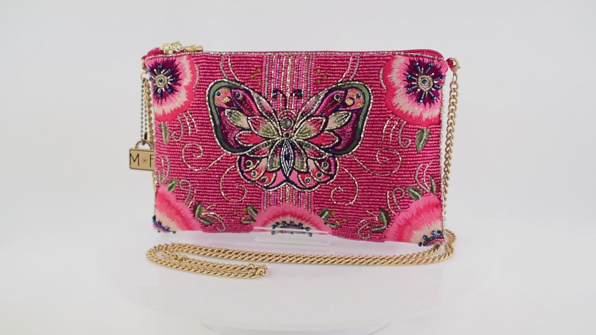 NWT Mary Frances beaded embellished 2024 butterfly mini bag