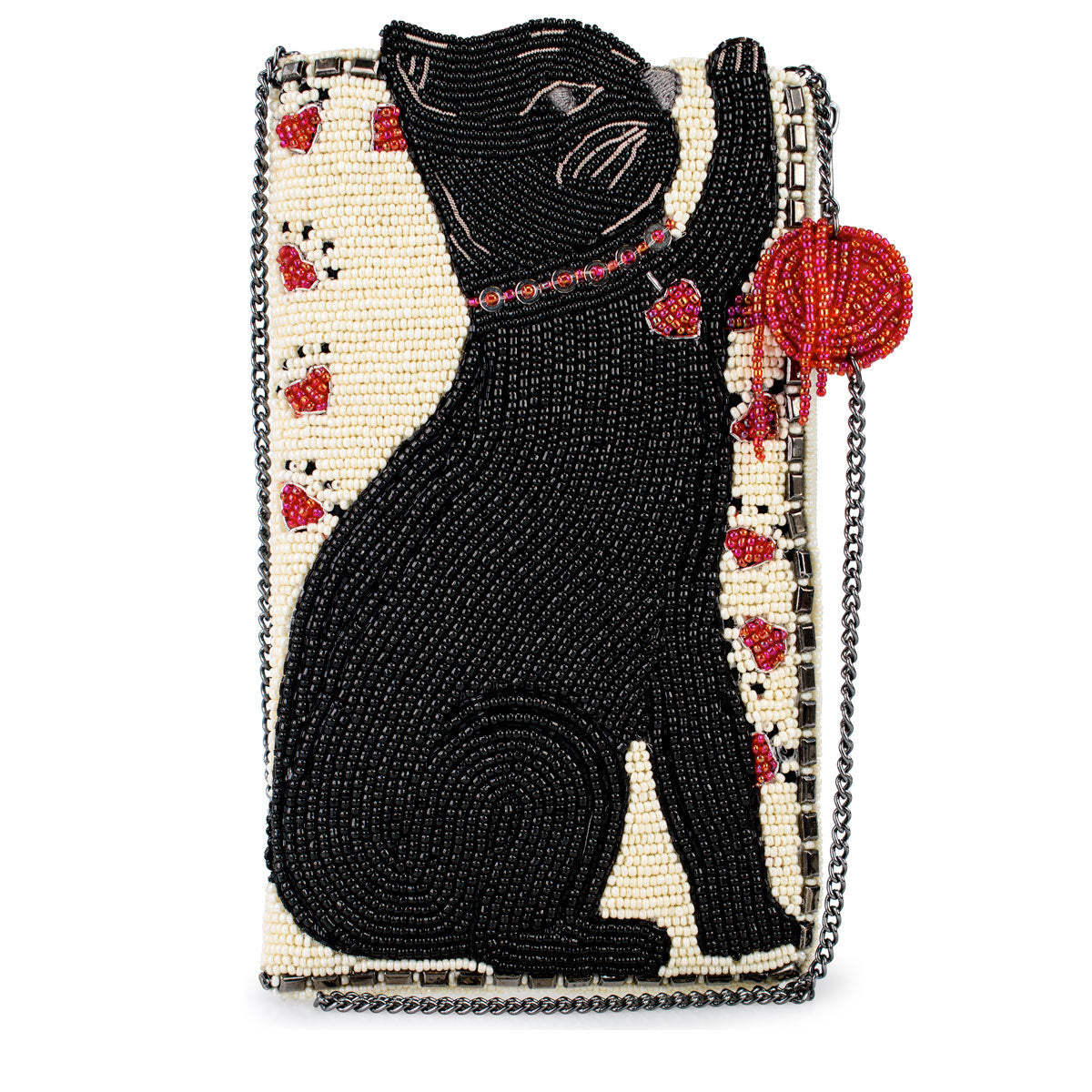 Purr-suit Crossbody Phone Bag beaded - 1