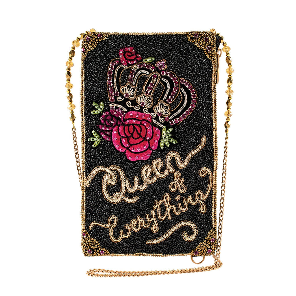 Queen of Hearts Playing Card Crossbody Phone Bag - Mary Frances