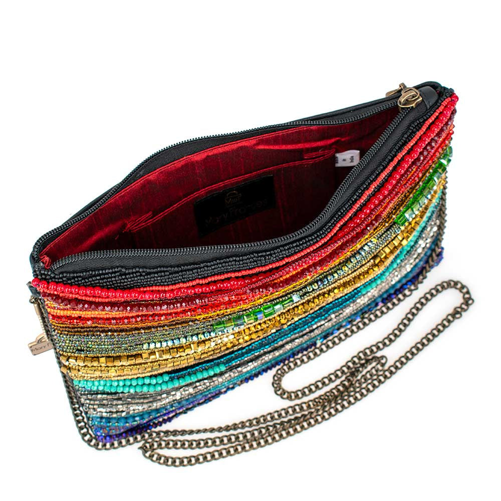 Rainbow Radiance Crossbody Handbag beaded - 5