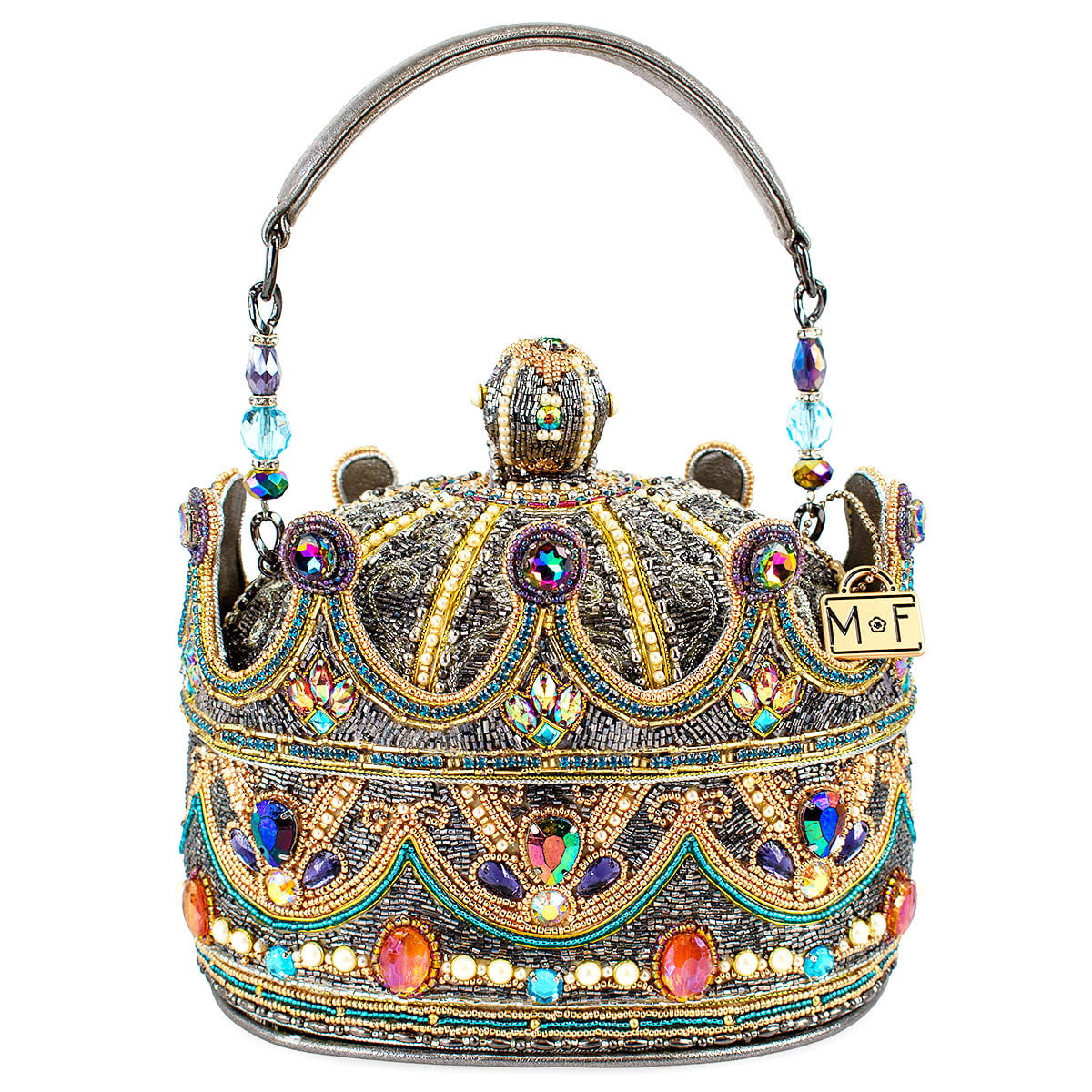 Royal Status Top Handle Bag beaded - Handbag 1