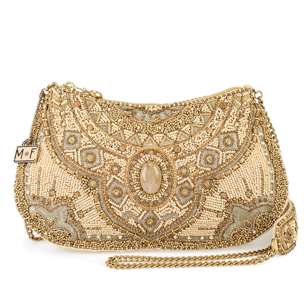 Sand Dune Crossbody Handbag beaded - 1