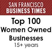 San Francisco Business Times Top 100 Women Owned Businesses 15+ Years