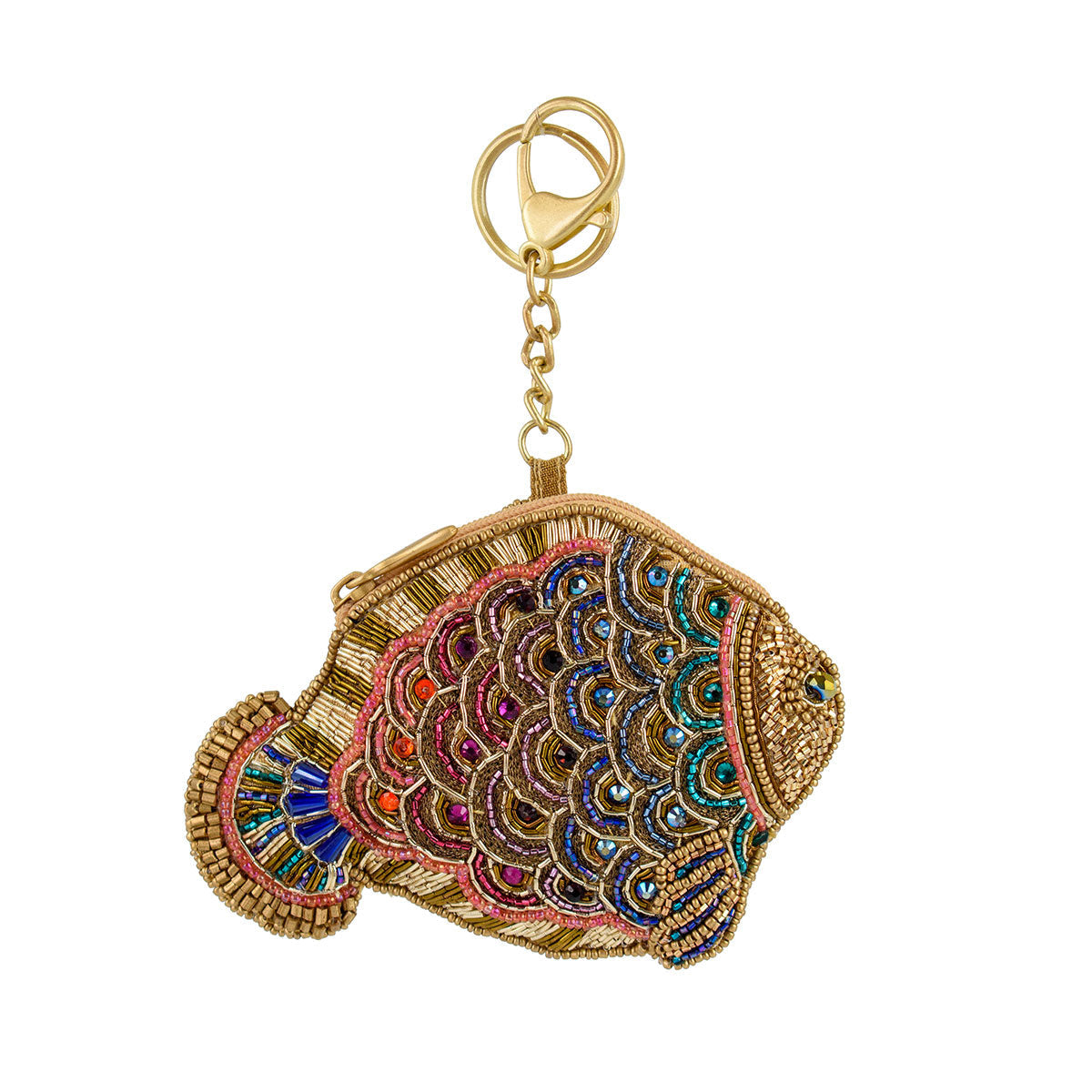 Shimmer Fish Coin Purse beaded - 1