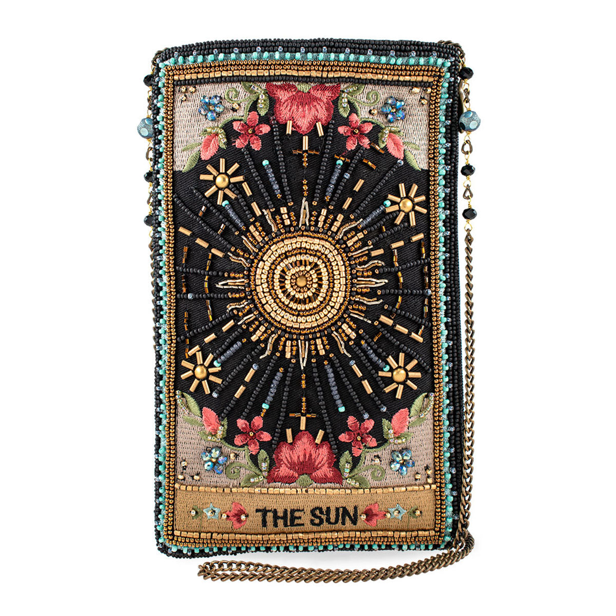 Shine On Beaded Crossbody Phone Bag