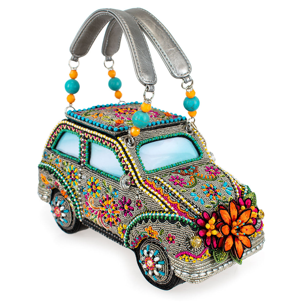 Sunny Drive Top Handle Bag beaded - Handbag 1