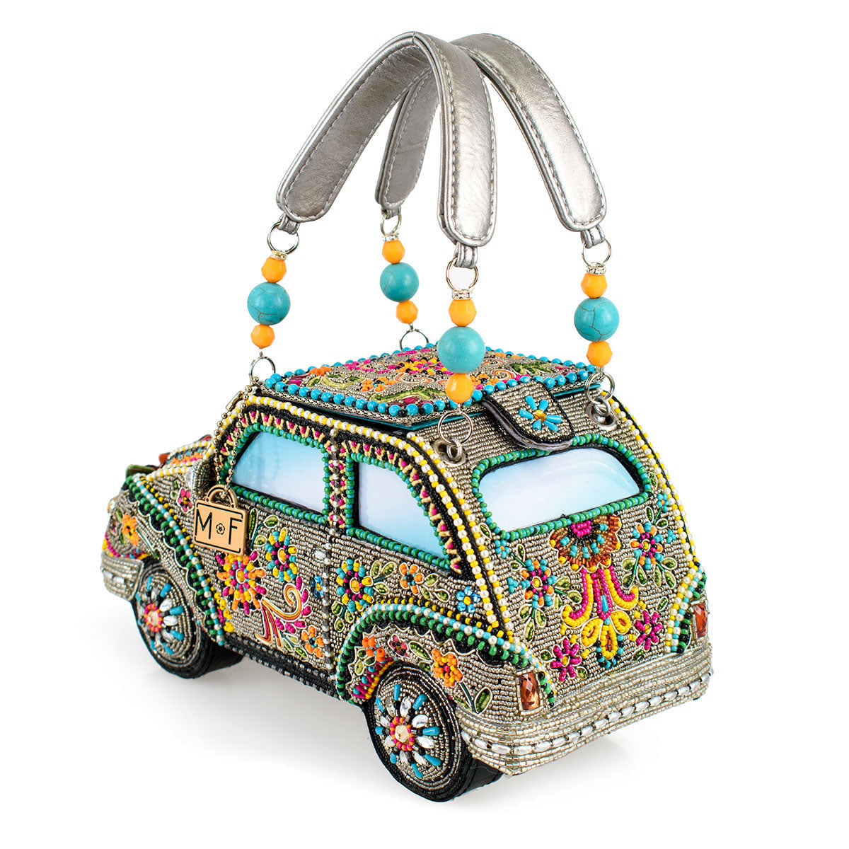 Sunny Drive Top Handle Bag beaded - Handbag 6