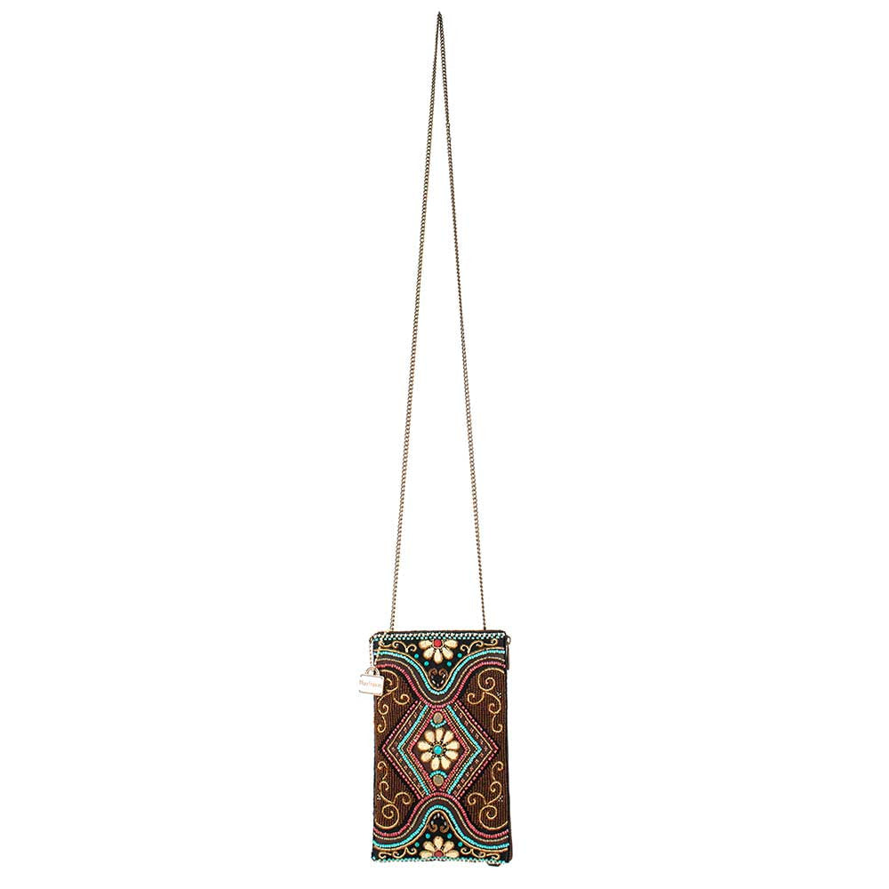 Tapestry Crossbody Phone Bag beaded - 6