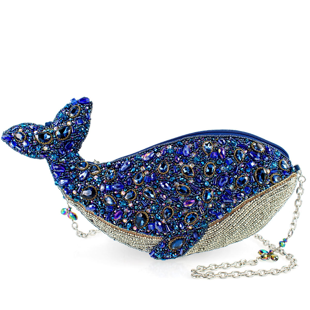 Whale of a Time Crossbody Handbag beaded - 1